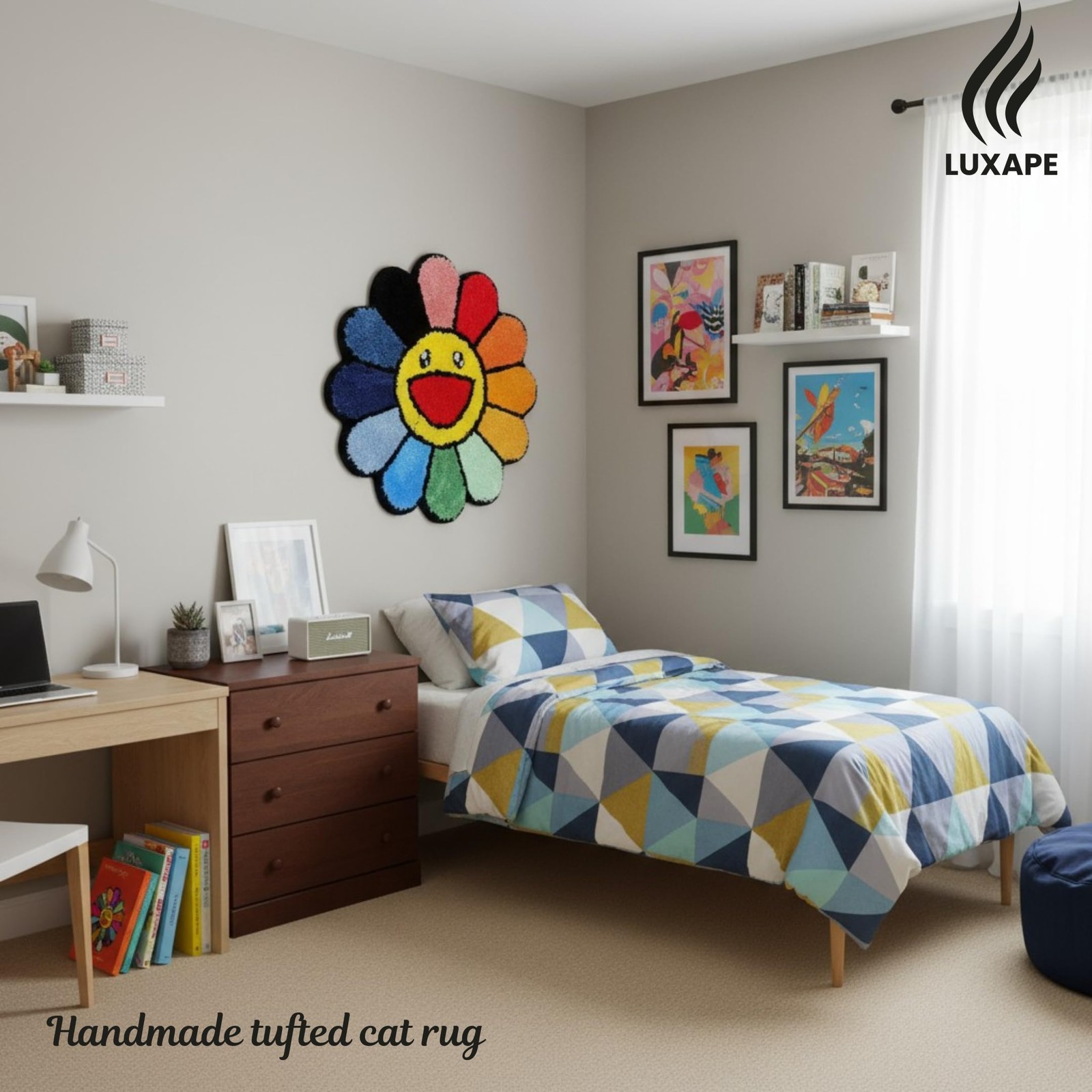 Murakami Rug – Handmade & Premium- 28in (70cm) – Hypebeast Decor – Hypebeast …