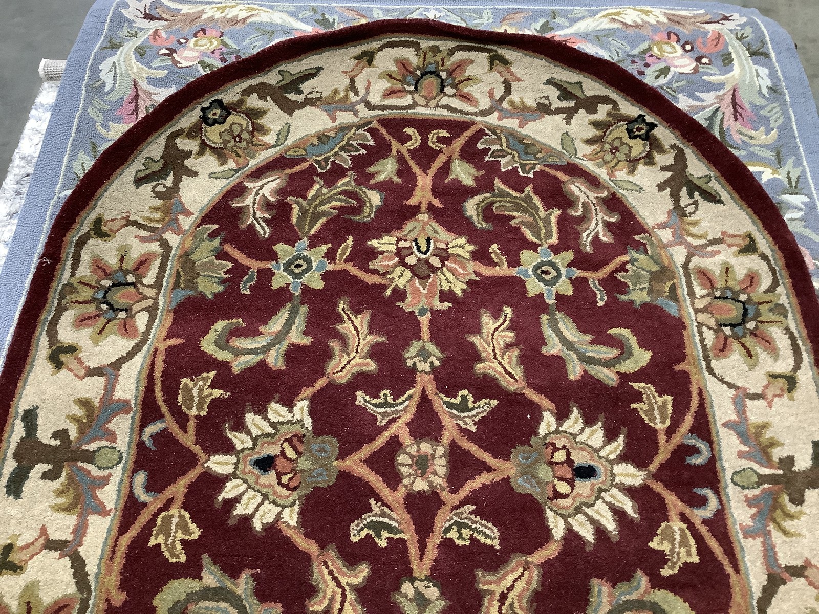 RED IVORY 4′-6″ x 6′-6″ Damaged Binding Rug, Reduced Price 1172685653 HG628D-5OV