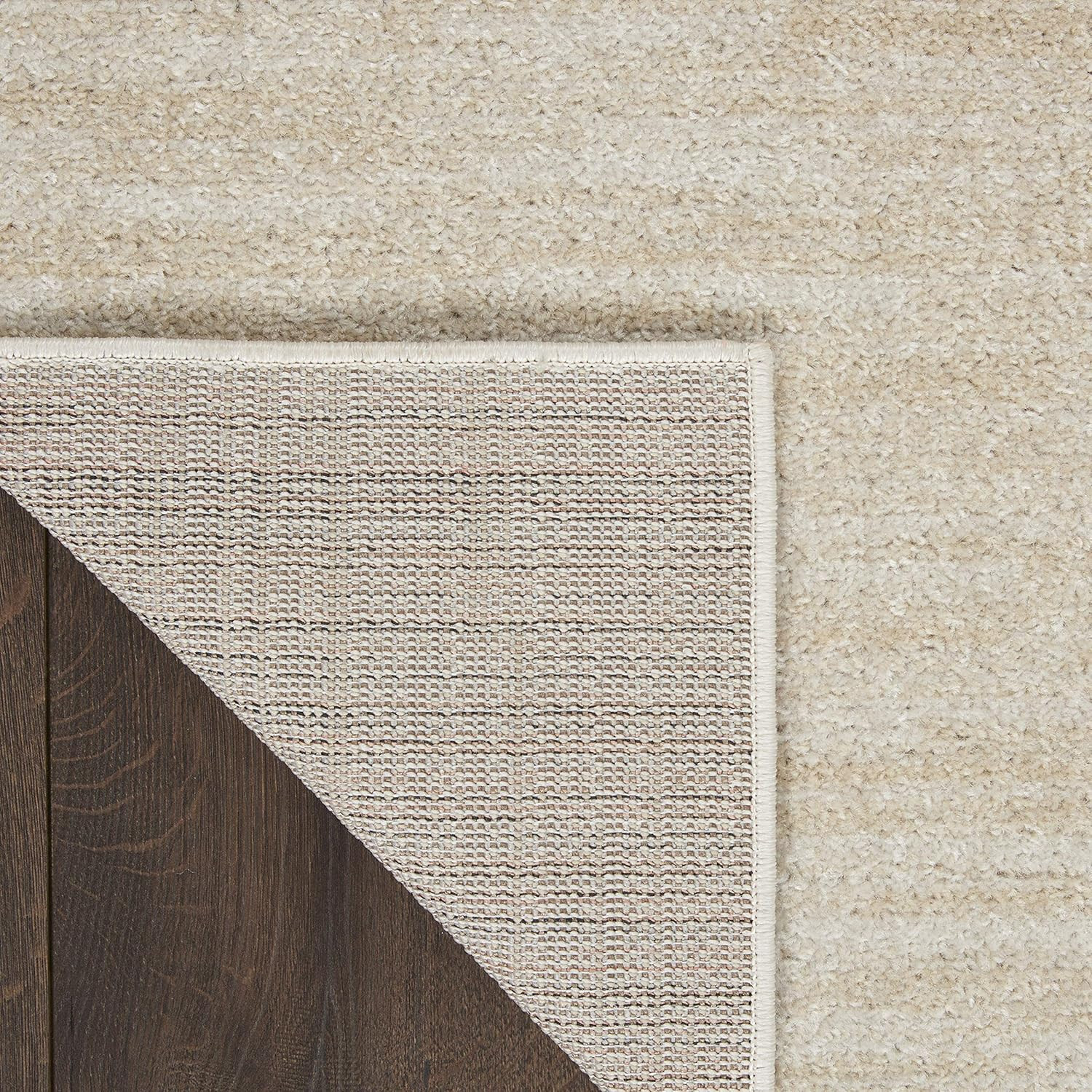 Home Essentials Solid Contemporary Ivory Beige 5′ X 7′ Area Rug , 5′ X 7′
