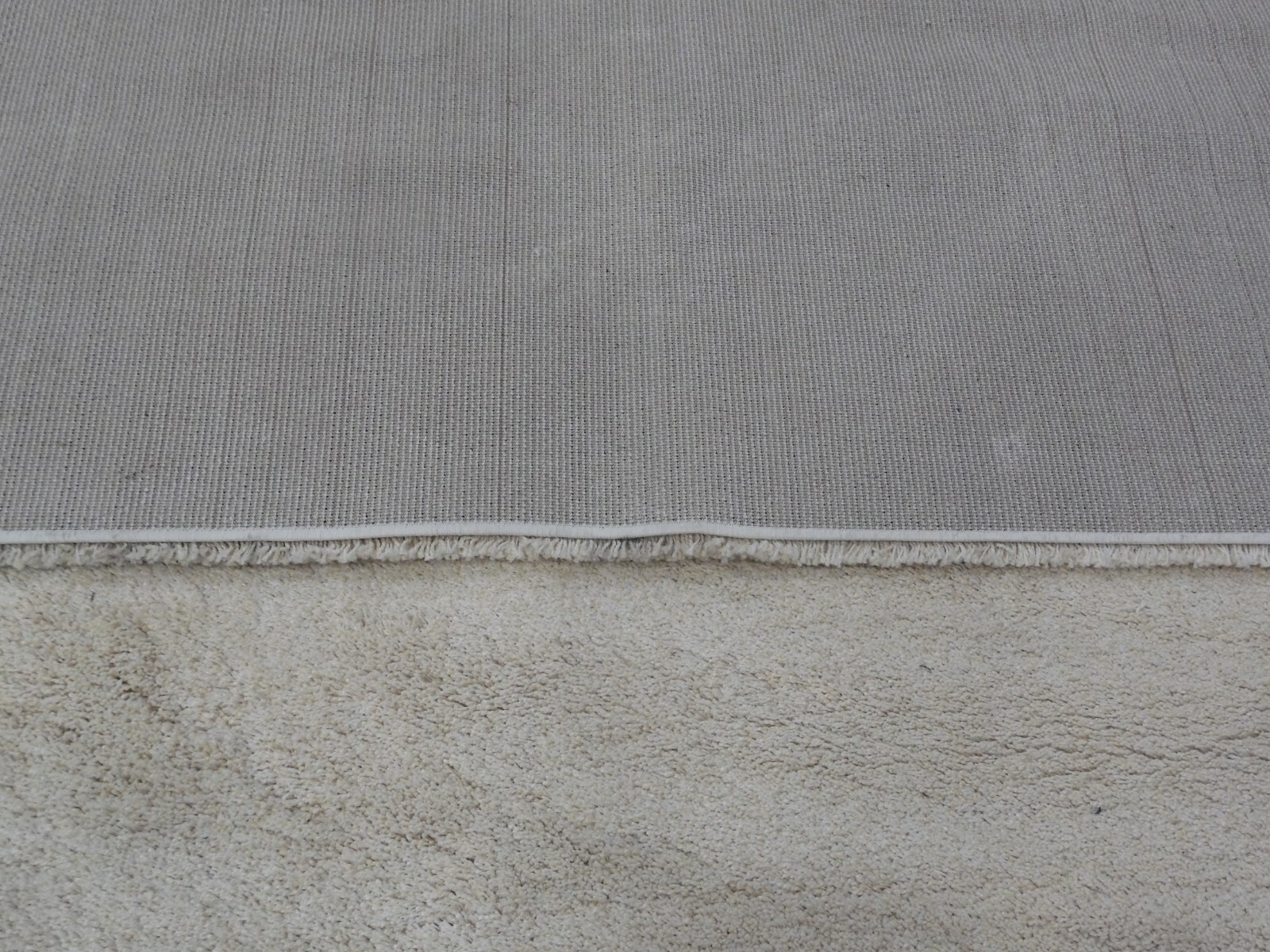 IVORY 8′-6″ X 12′ Stained Rug, Reduced Price 1172616780 SG180-1212-9