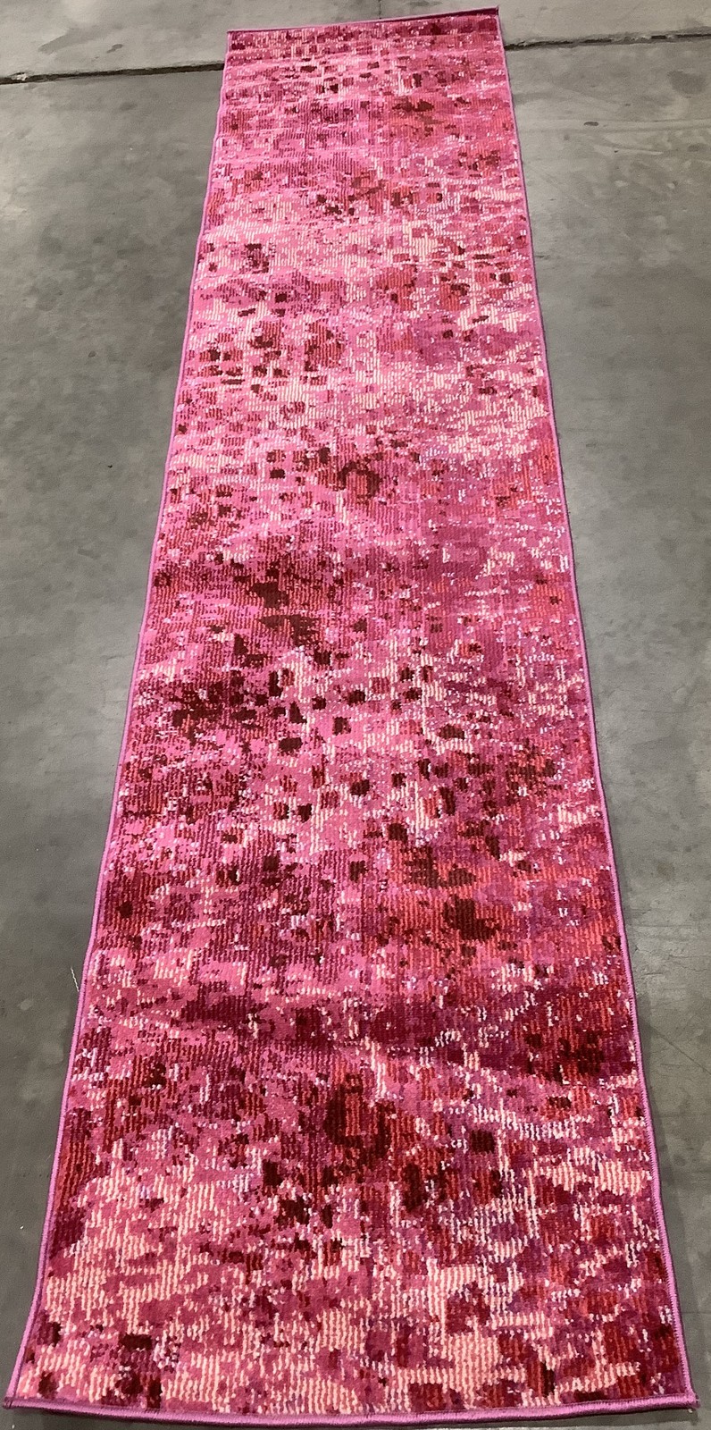 FUCHSIA 2′-2″ x 10′-0″ Broken Thread Rug, Reduced Price 1172686044 MNC225F-210