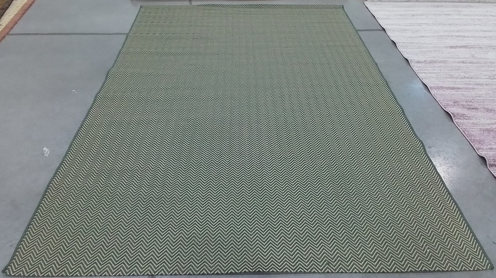 DGREN/BEIGE 6′-7″ x 9′-6″ Back Stain Rug Reduced Price 1172803475 CY8022-32221-6
