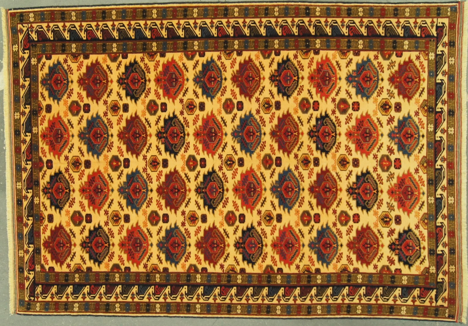 Hand-knotted rug from Afghanistan