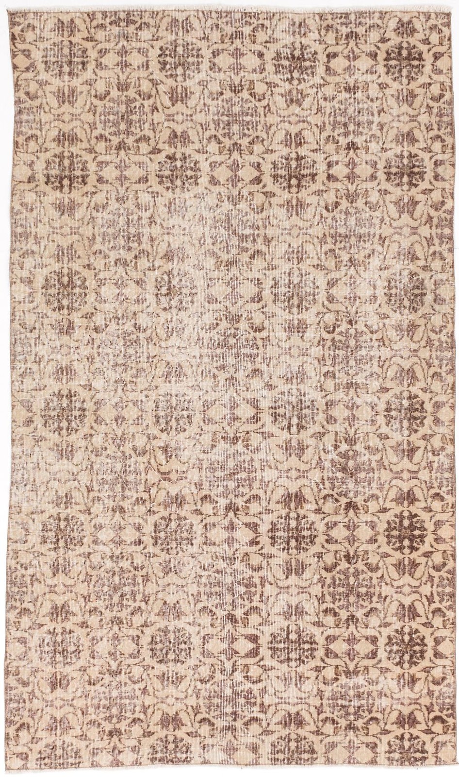 Traditional Vintage Hand-Knotted Area Rug 4’9″ x 8’0″ Oriental Wool Carpet