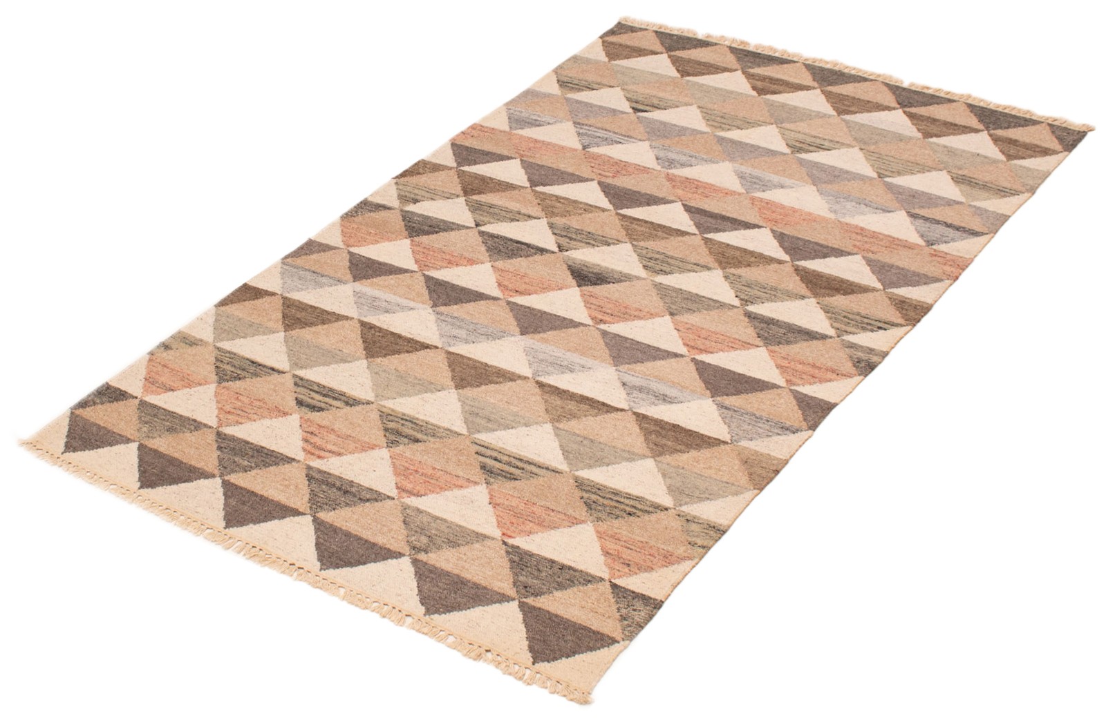 Vintage Hand Woven Area Rug 4’10” x 7’10” Traditional Wool Oriental Carpet