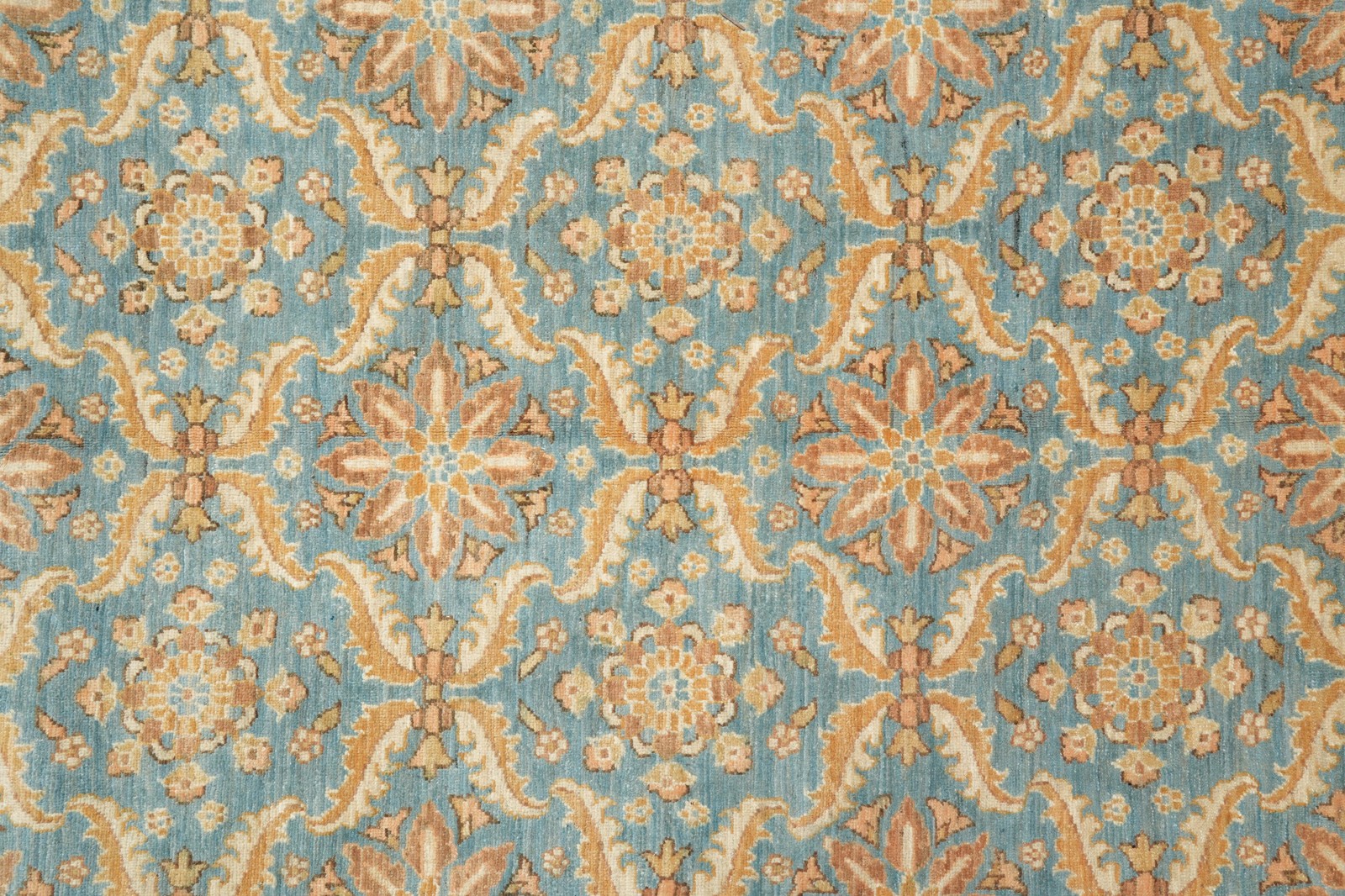 9.1 x 11.6 Aqua Blue Zigler Chobi Handmade Peshawar Carpet #F-4254