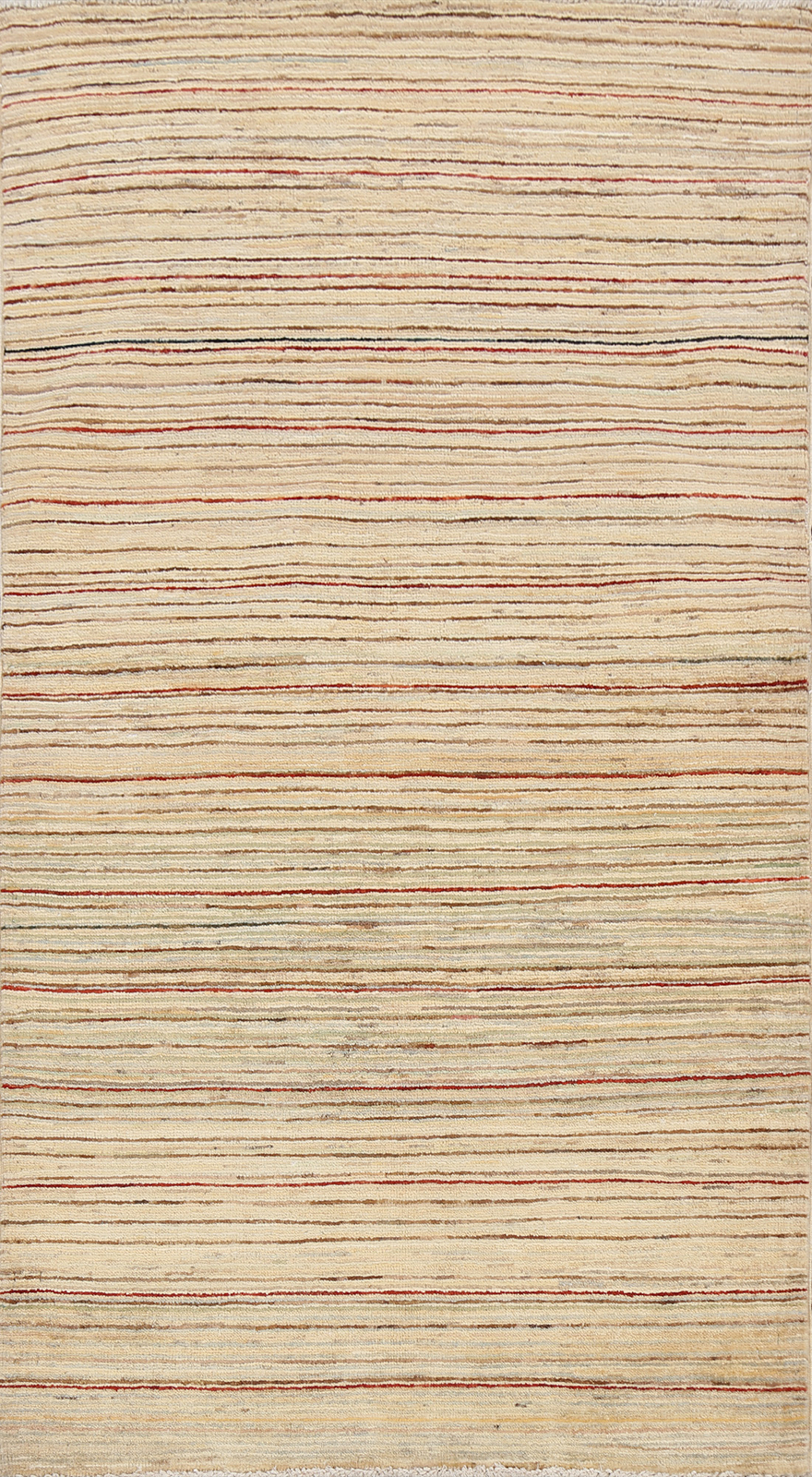 Contemporary Gabbeh Kashkoli Wool Rug Perfect for Any Space 5′ 1″ x 3′ 1″