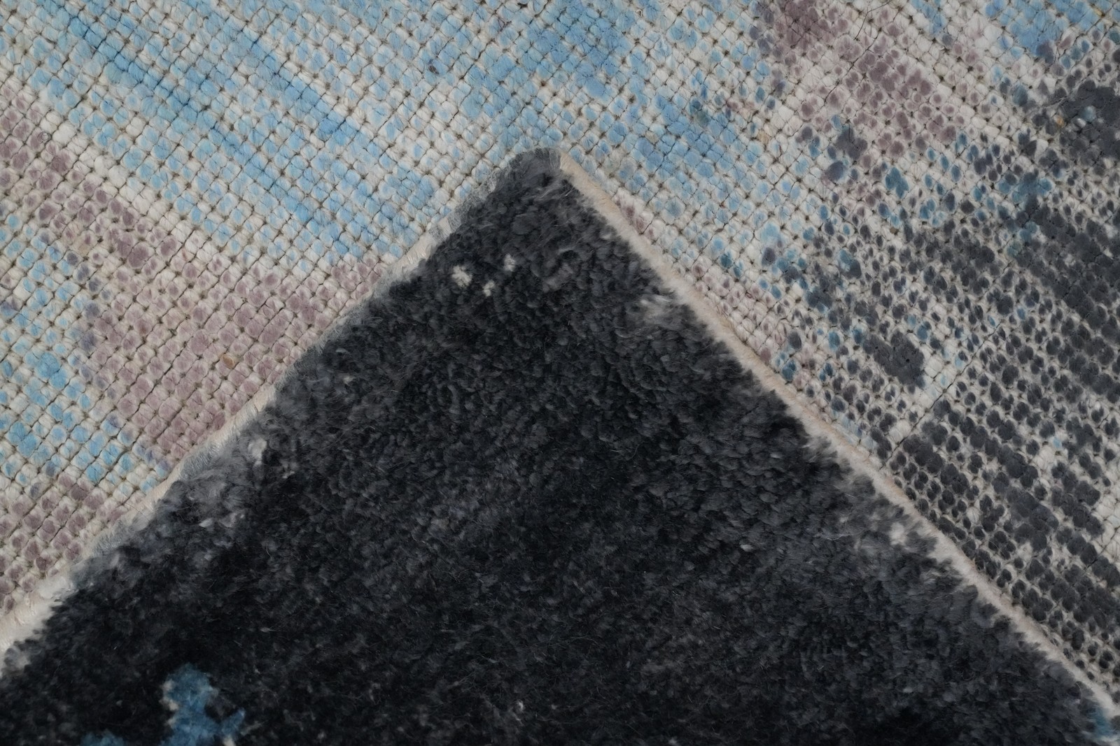Abstract Area Rug 6×8 Handmade Modern Mystical Forest Dreamscape Carpet