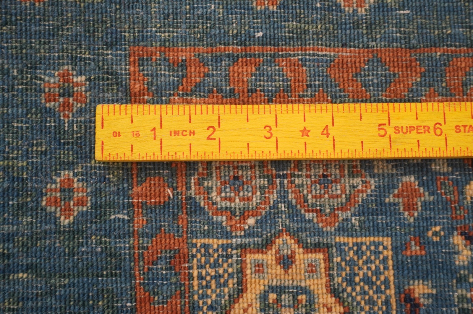 3×5 ft Blue Mamluk Afghan Hand Knotted Wool Medallion Area Rug