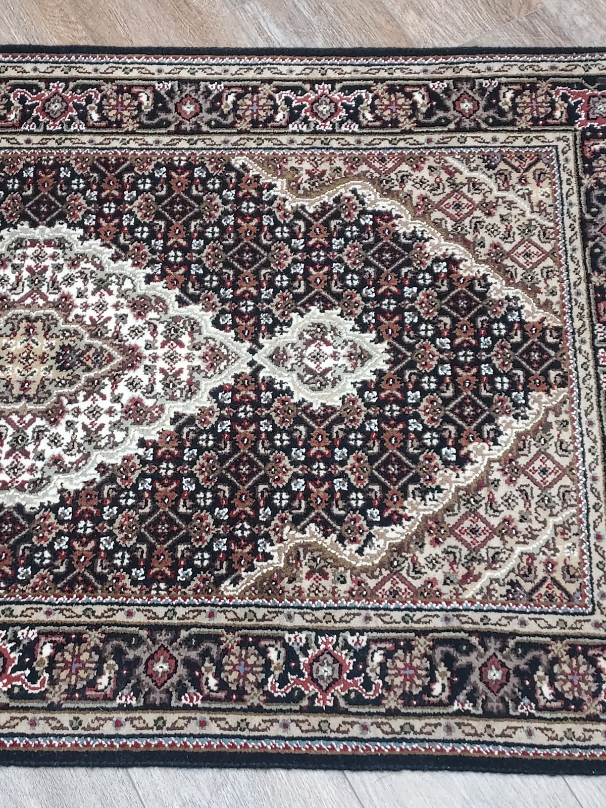 Turkish Silk&Wool Hand Made Bohemian Royal Classic Design, Turkish Rug 3×5 Ft