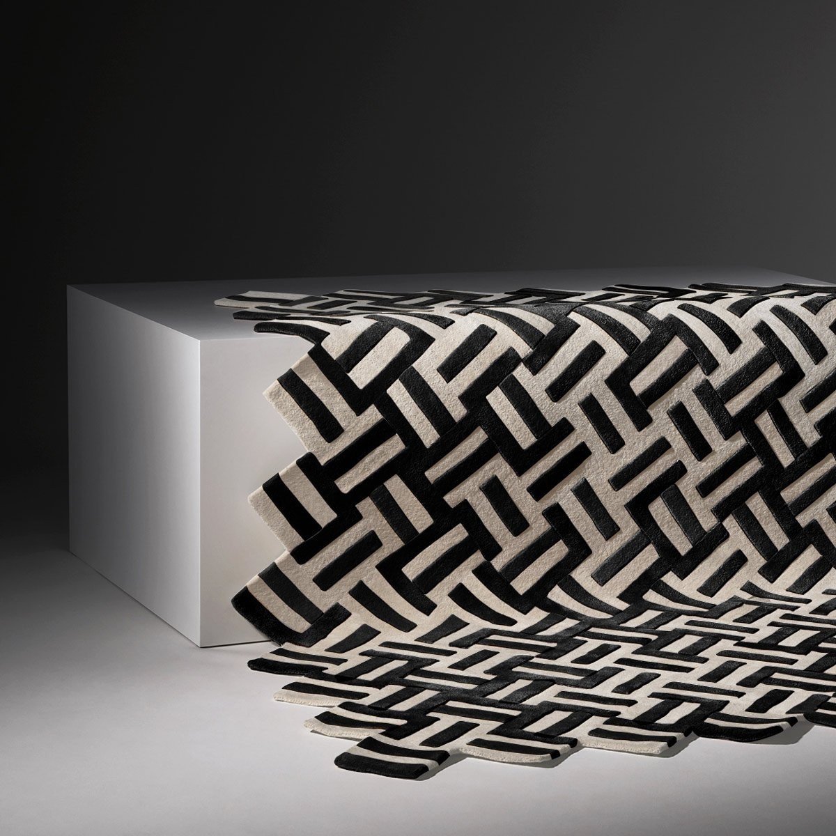 Luxury Handmade Wool Rug 5×8 | Geometric Modern Rug | For Living Room & Bedroom