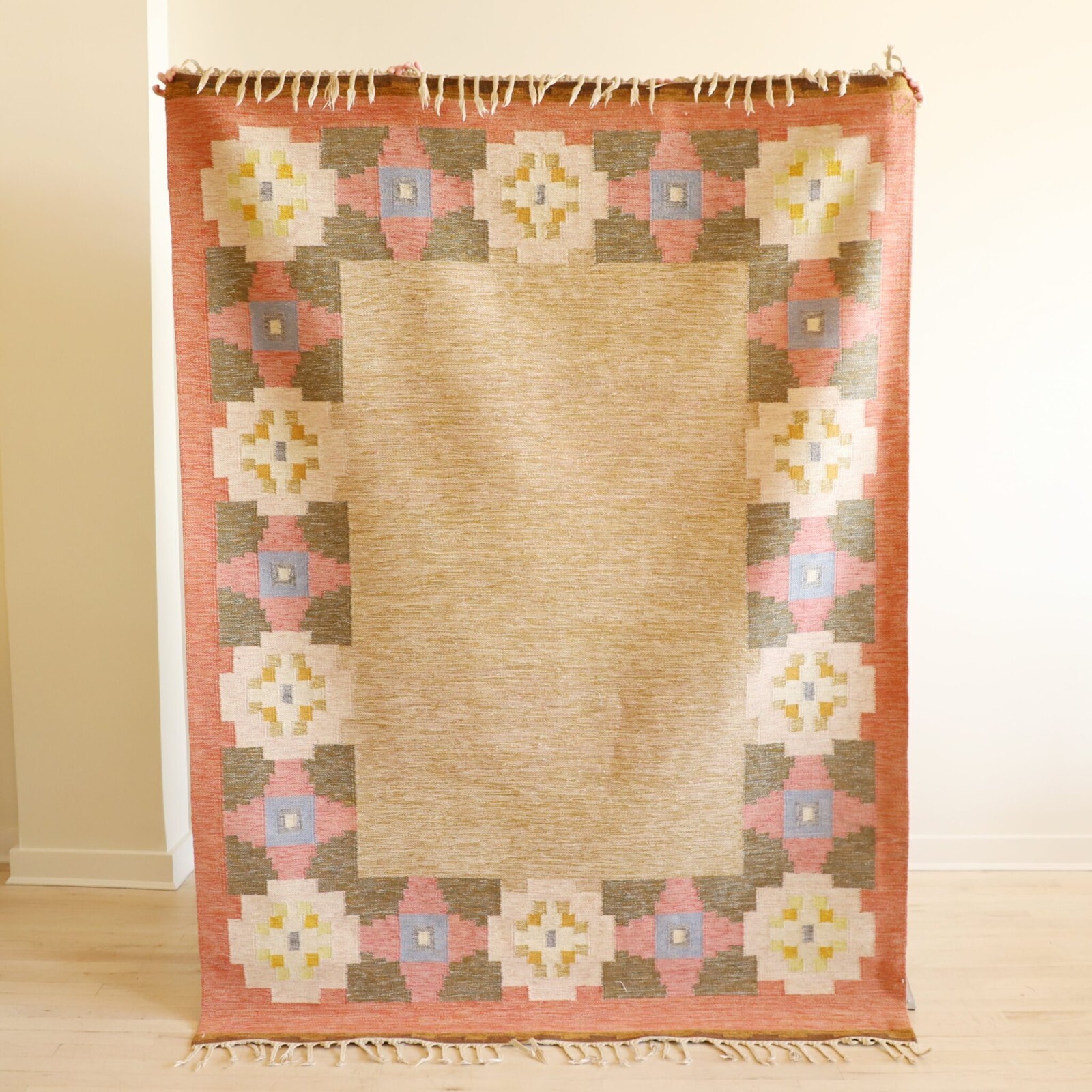 MODERND ANATOLIA FLATWAVE KILIM GEOMATRIC DESIGND