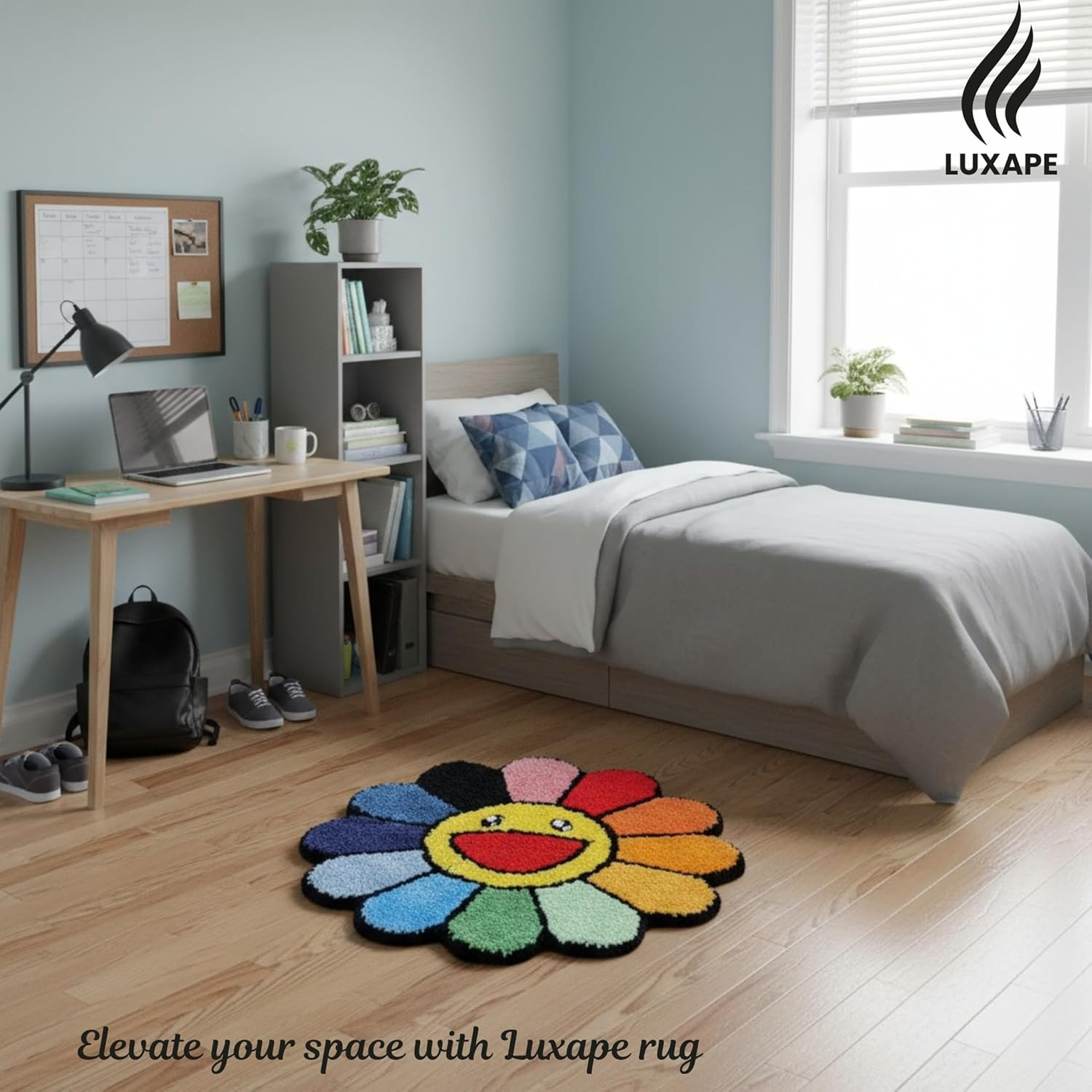 Murakami Rug – Handmade & Premium- 28In (70Cm) – Hypebeast Decor – Hypebeast Roo
