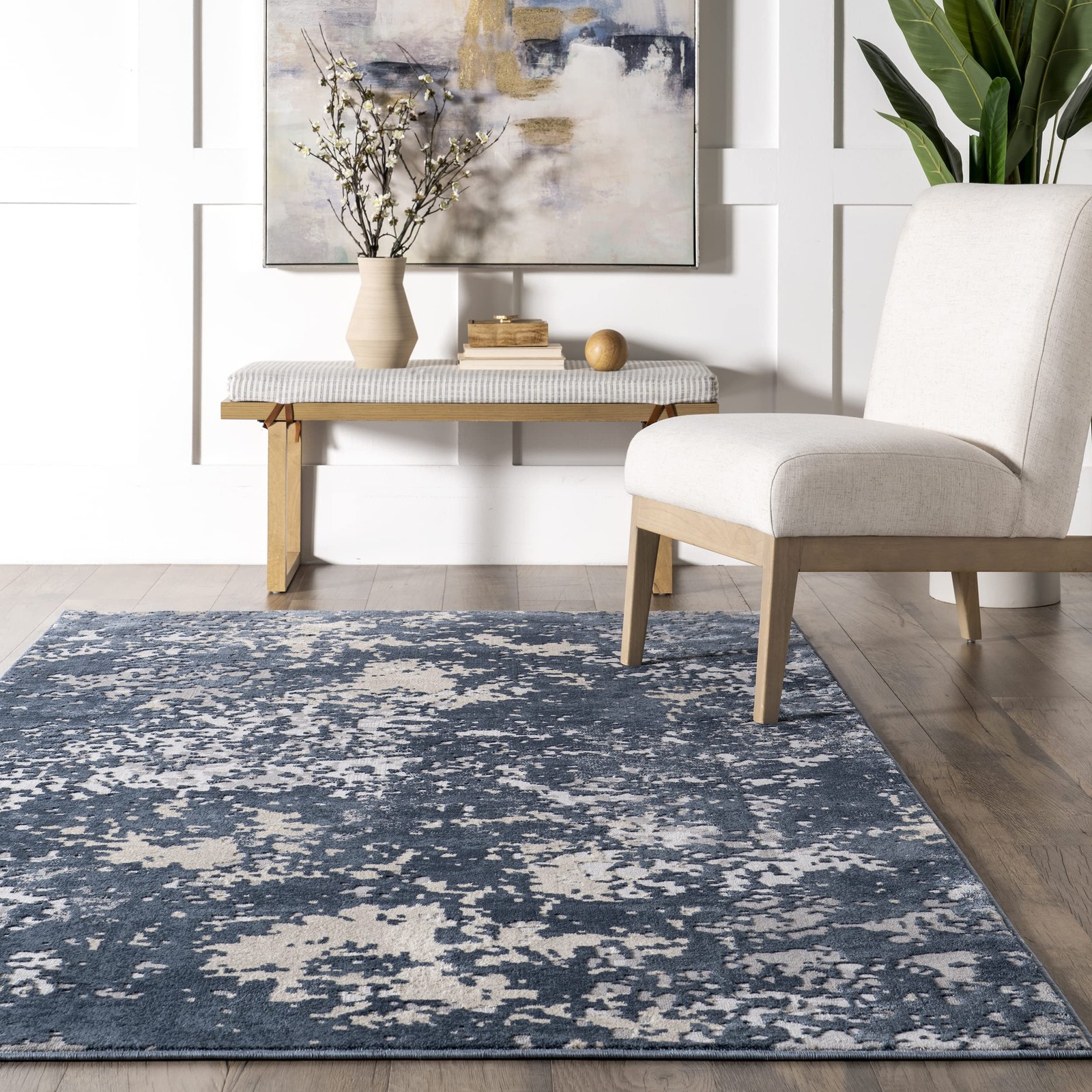 Nuloom Chastin Modern Abstract Area Rug – 3X5 Accent Rug Modern/Contemporary