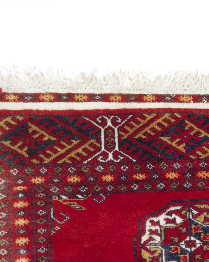 Mori Bukhara Hand Knotted Wool Rug 23 x 37 inches