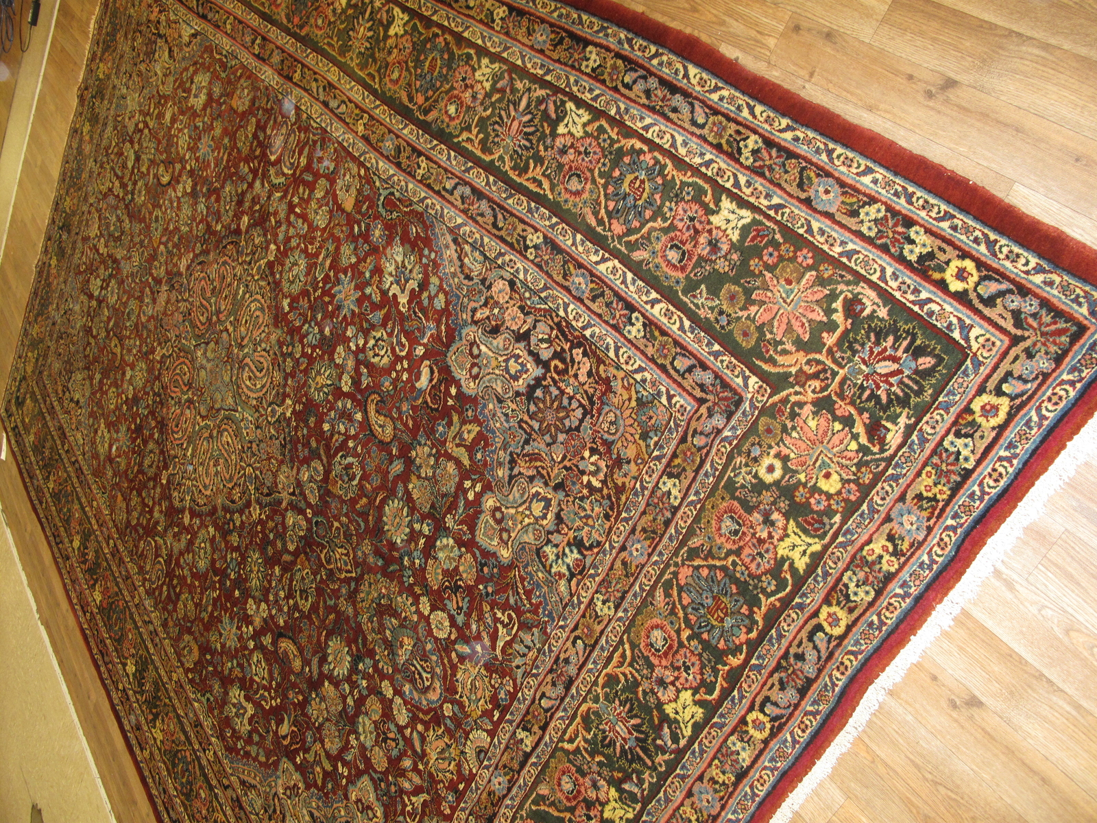 Genuine 9’2″ x 12’2″ Antique Bidjar Area Rug Carpet