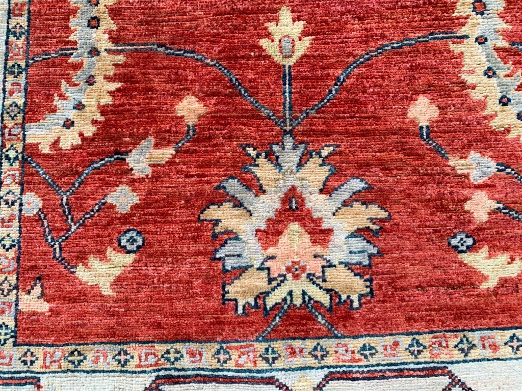 3×5 ft Kazak Afghan/Turkish Rug Handwoven Rugs Geometric Rug Tribal Wool Rug