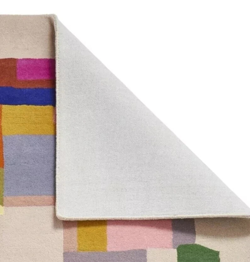 New Handmade High Low Hand Tufted Wool Rug Modern Woolen Area Rug & Carpet
