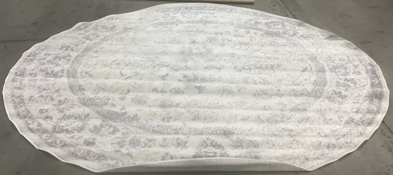 IVORY / SILVER 8′-0″ x 8′-0″ Stained Rug, Reduced Price 1172678239 ADR109C-8R