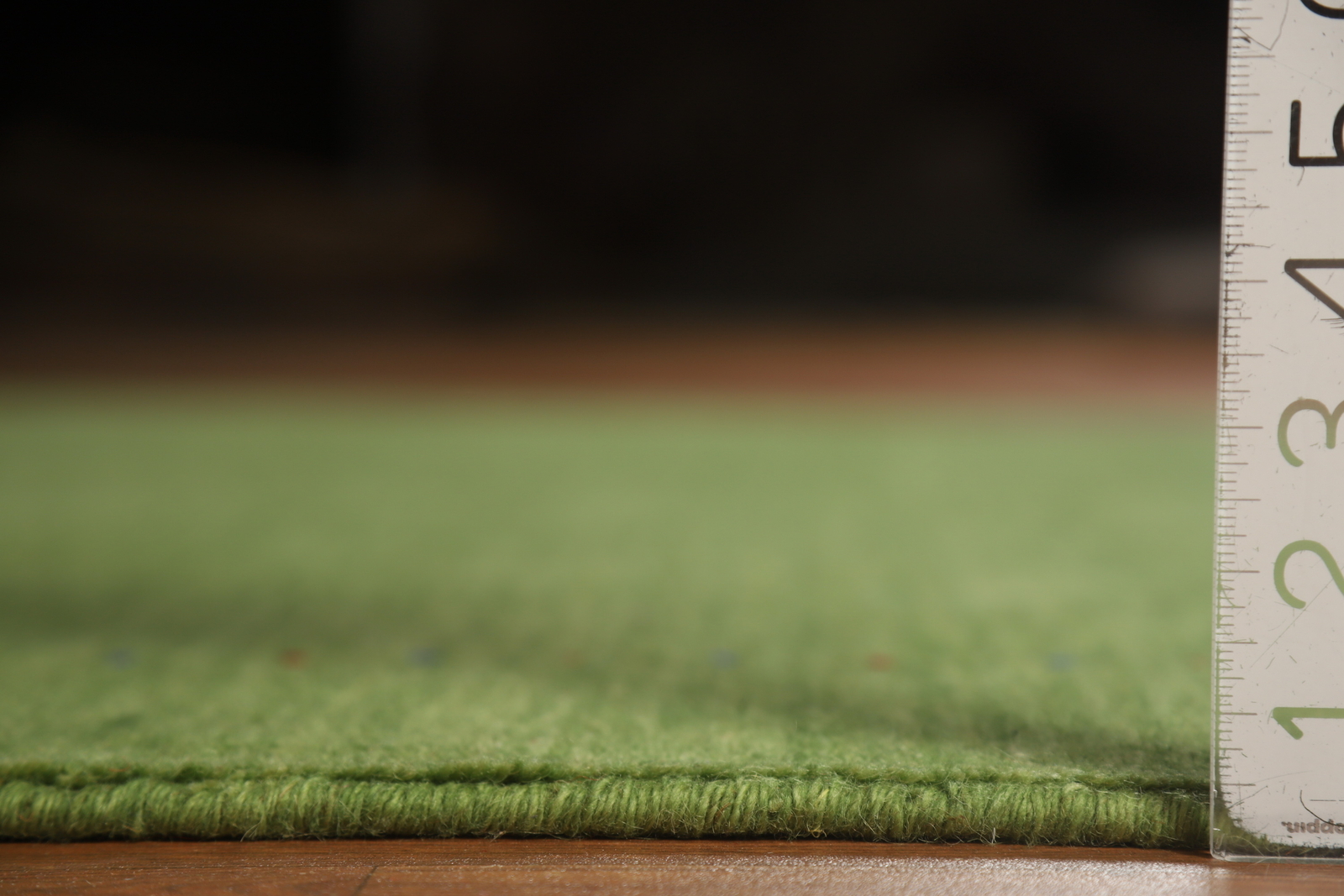 Soft and Plush Green Gabbeh Hand-knotted Wool Rug 5×8 ft.