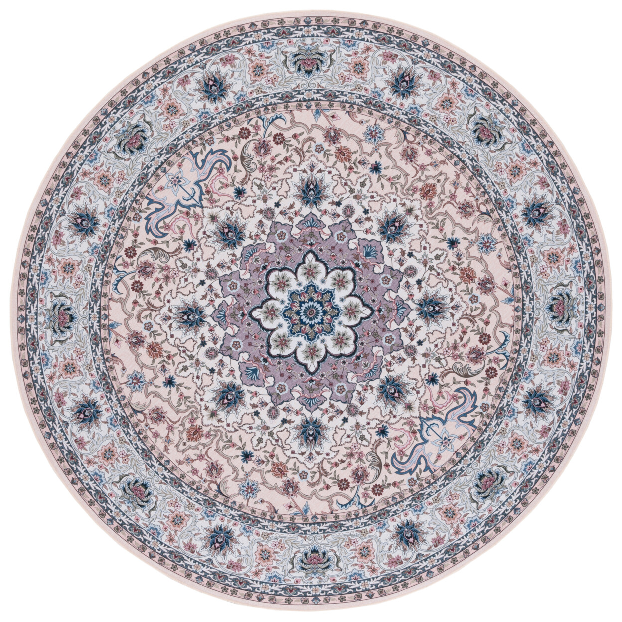 SAFAVIEH Tucson Collection TSN123B Beige / Green Rug