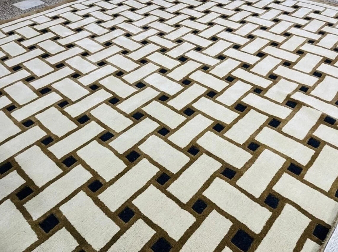 Hand Tufted Rug Made Wool Area Rug Handmade Carpet For Home,