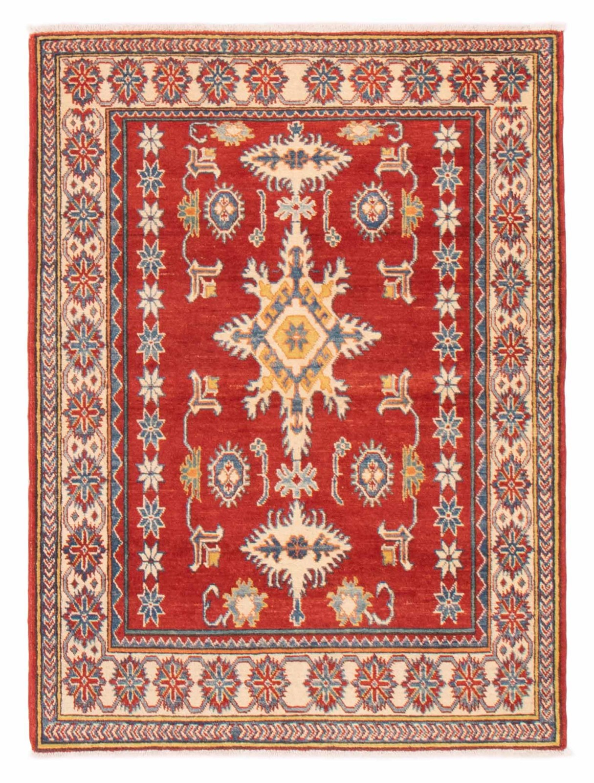 4’0″ x 5’7″ Hand Knotted Area Rug Traditional Oriental Wool Carpet