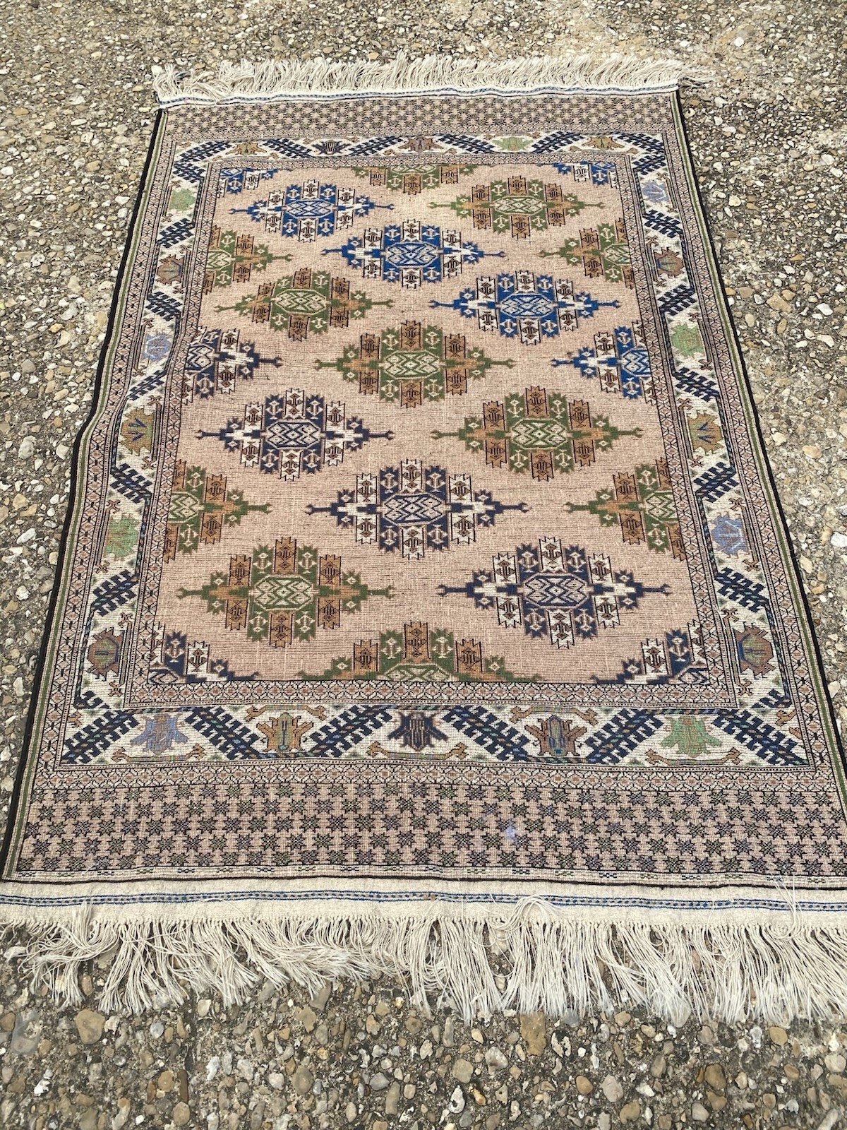Hand Knotted Tribal Area Rug