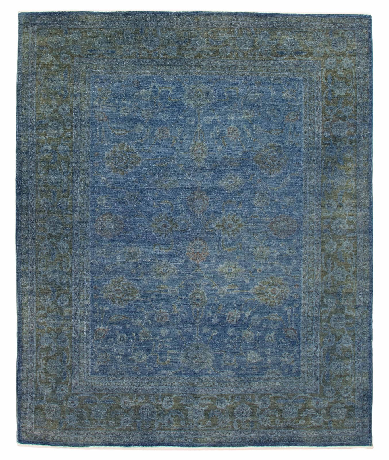 Traditional Hand-knotted Carpet 8’1″ x 9’9″ Wool Oriental Area Rug