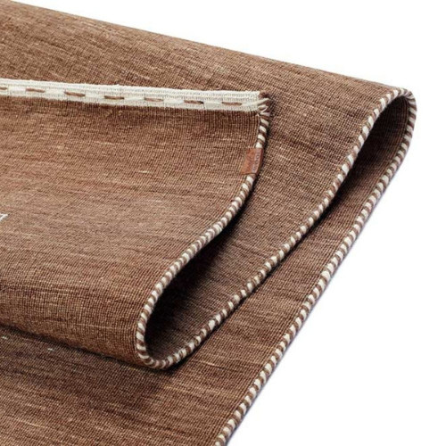 Narma Tornio Hand Woven Wool Area Rug, Double Side Wool Carpets for Living Room
