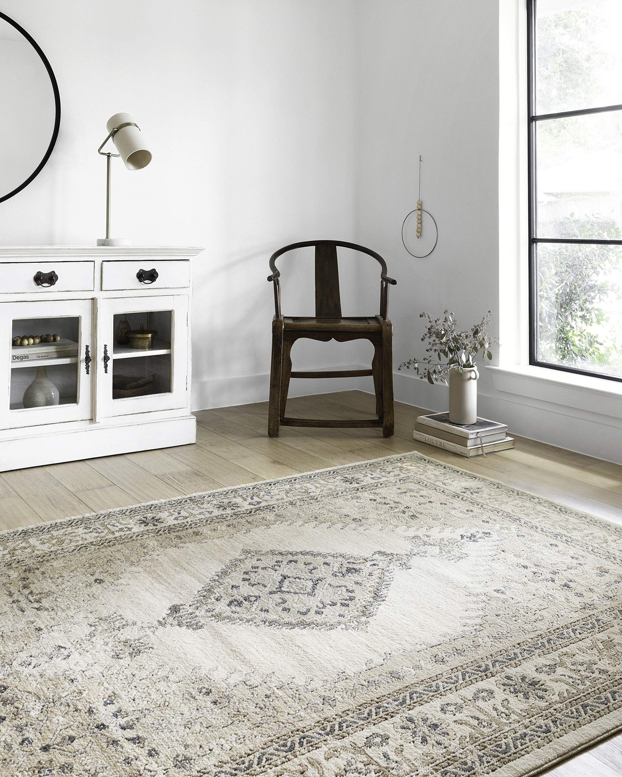 Loloi Ii Teagan Collection Tea-02 Oatmeal/Ivory 2-8 X 10-6 .25 Thick Runner Rug