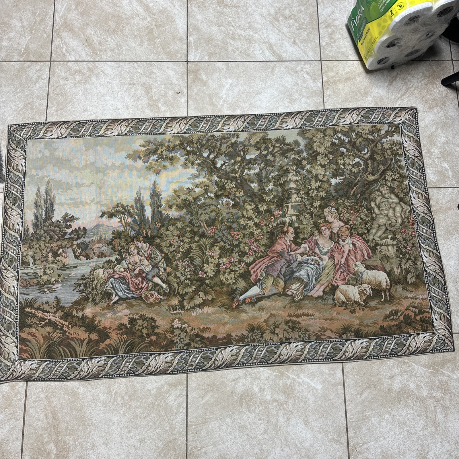 Vintage Tapestry French Tapestry Romantic Stunning Tapestry Home Decor 132cmx80c