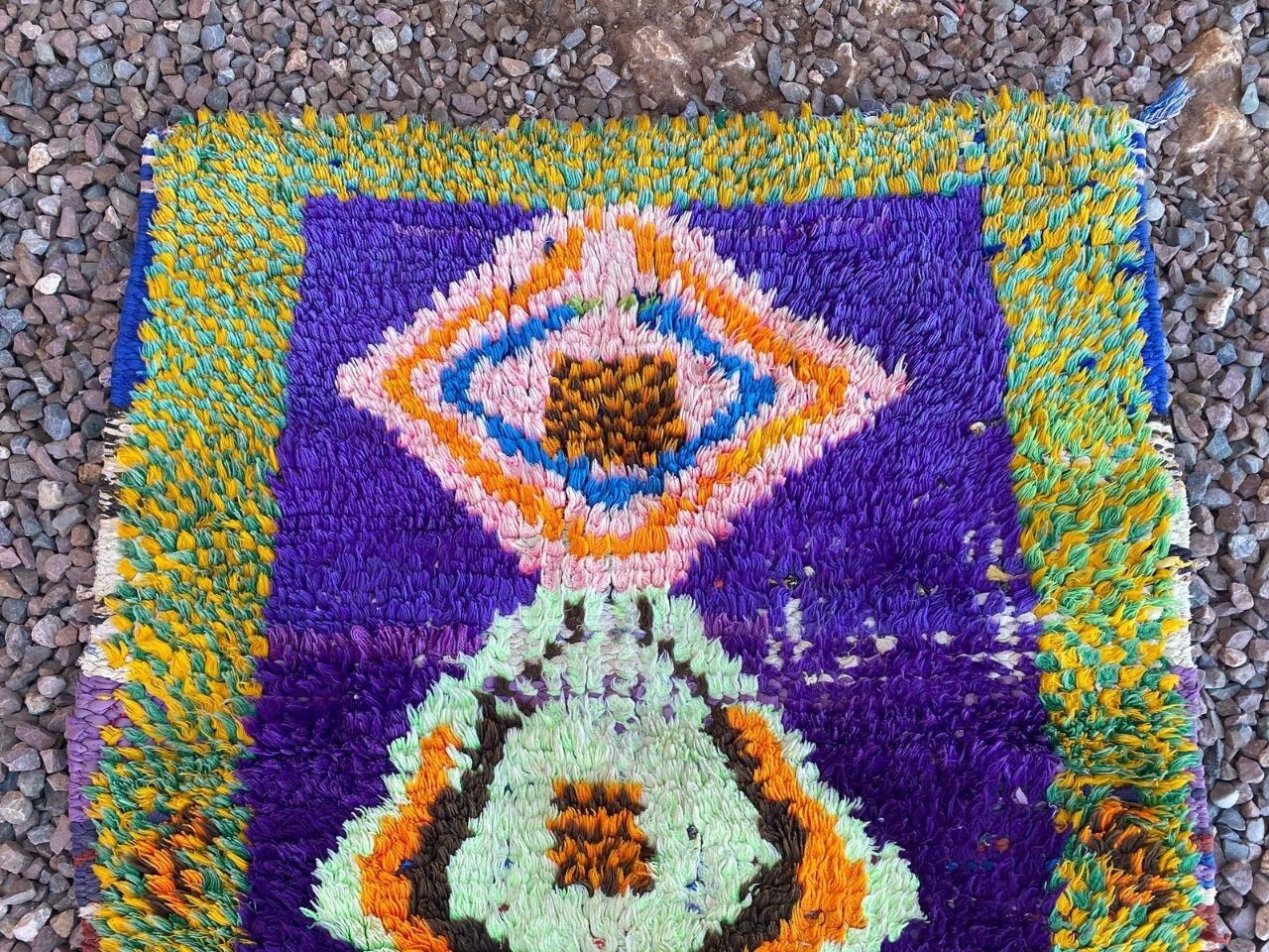 Runner Vintage Moroccan Handmade Rug 2’3×8’8 Ft Berber Cotton Hallway Decorative
