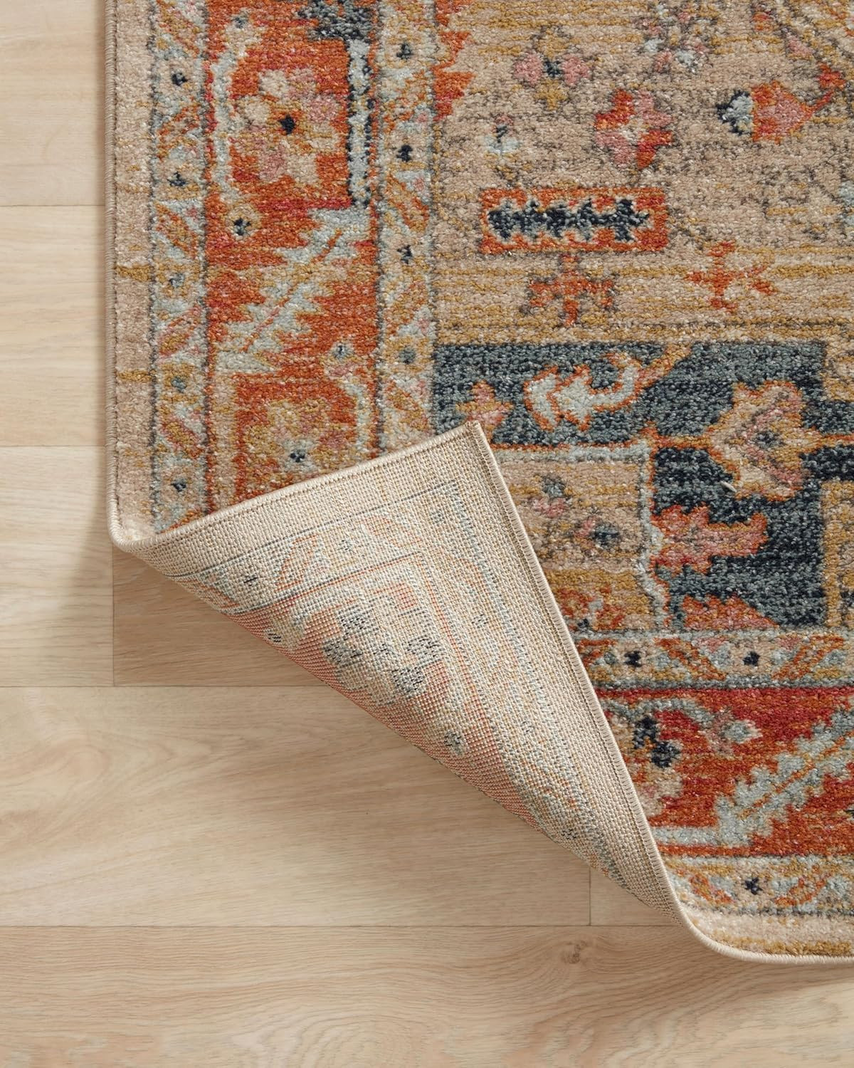 Jocelyn Collection JOC-01 Sand/Multi 7′-10″ X 10′ .38″ Thick Area Rug