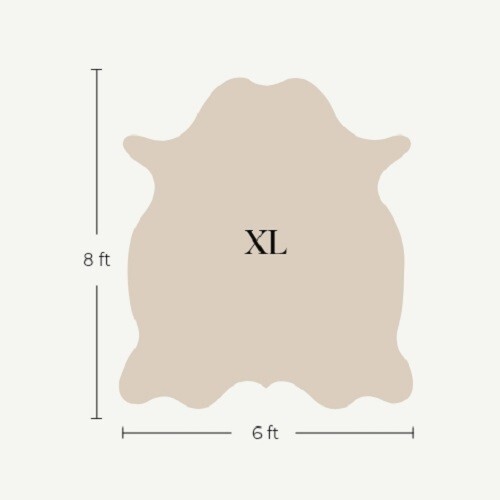 Real Cowhide Rug in Authentic Black & White | Extra Large 6′ x 8′