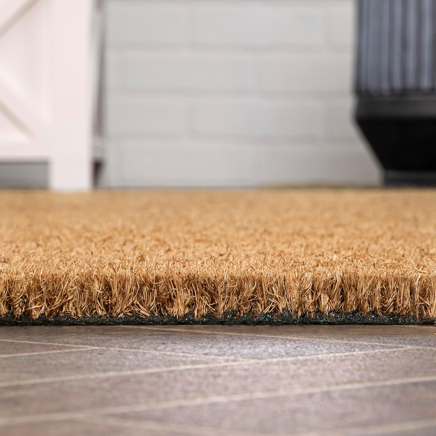 CHG100A-24 Peater Classic Casual Commerical Natural Coir Light Brown 2 Ft. X 4 F