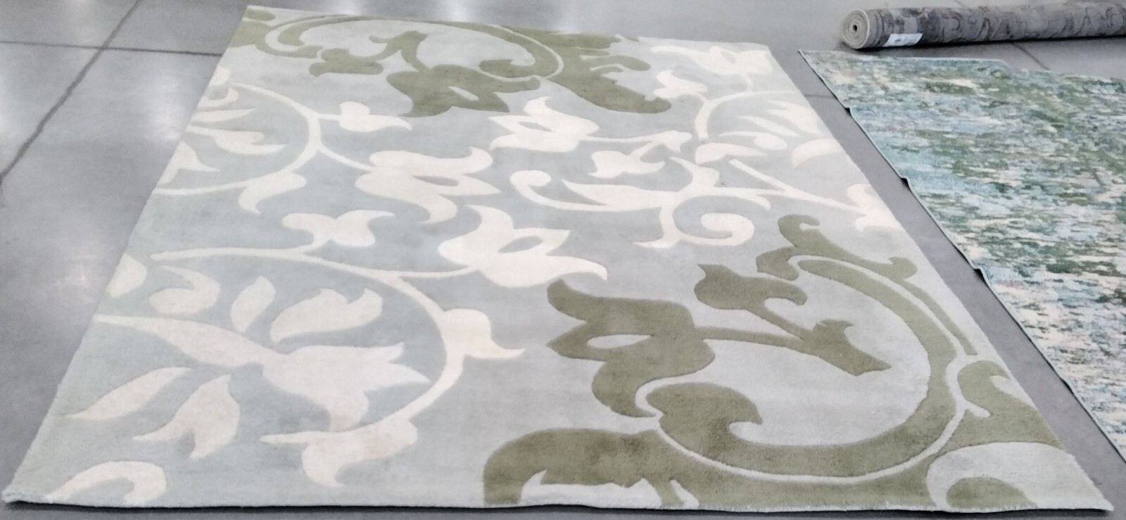 BLUE / MULTI 7′-6″ X 9′-6″ Back Stain Rug, Reduced Price 1172745816 SOH760B-8