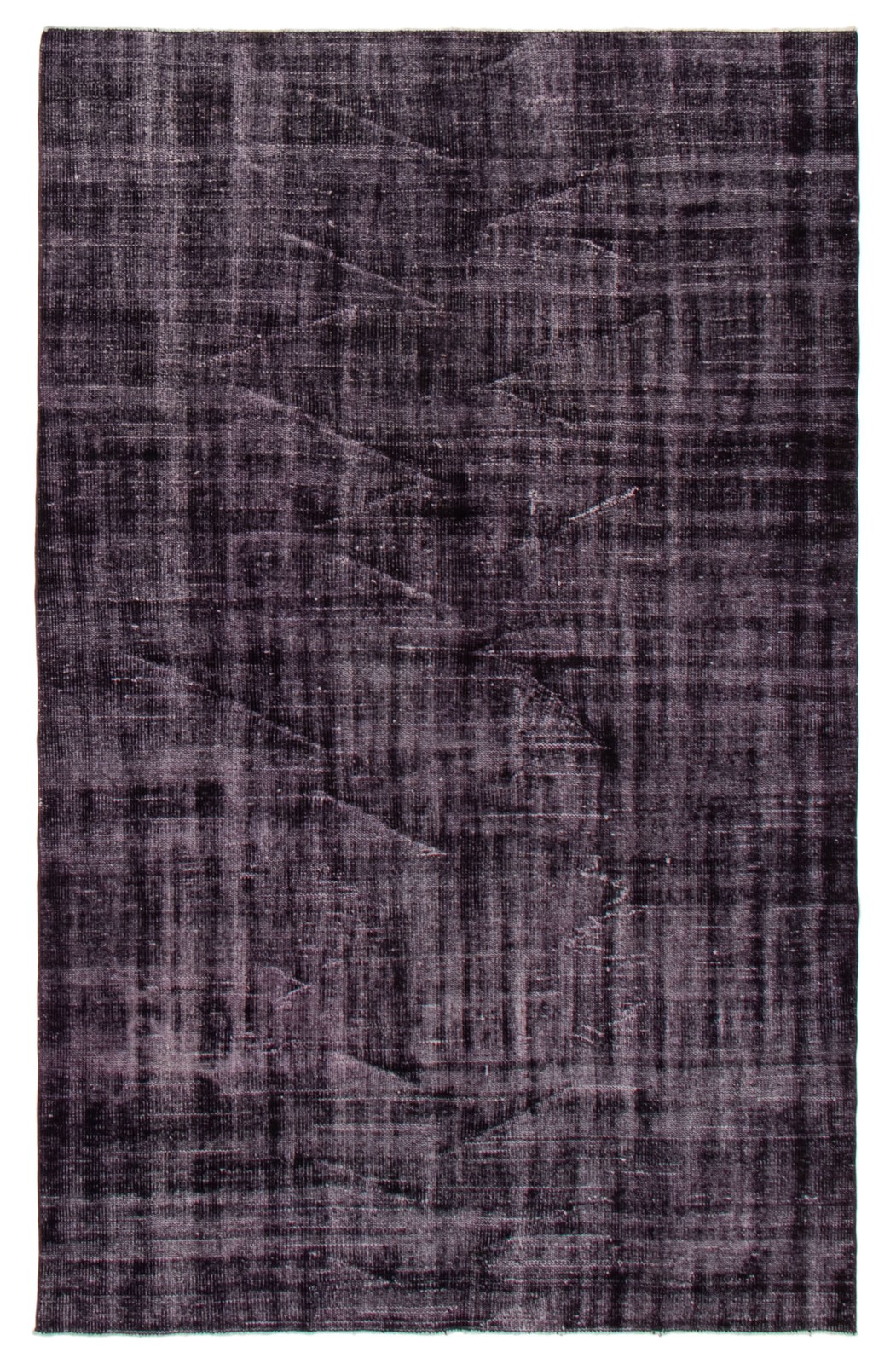 Traditional Hand-knotted Area Rug 5’5″ x 8’8″ Dark Burgundy Oriental Carpet