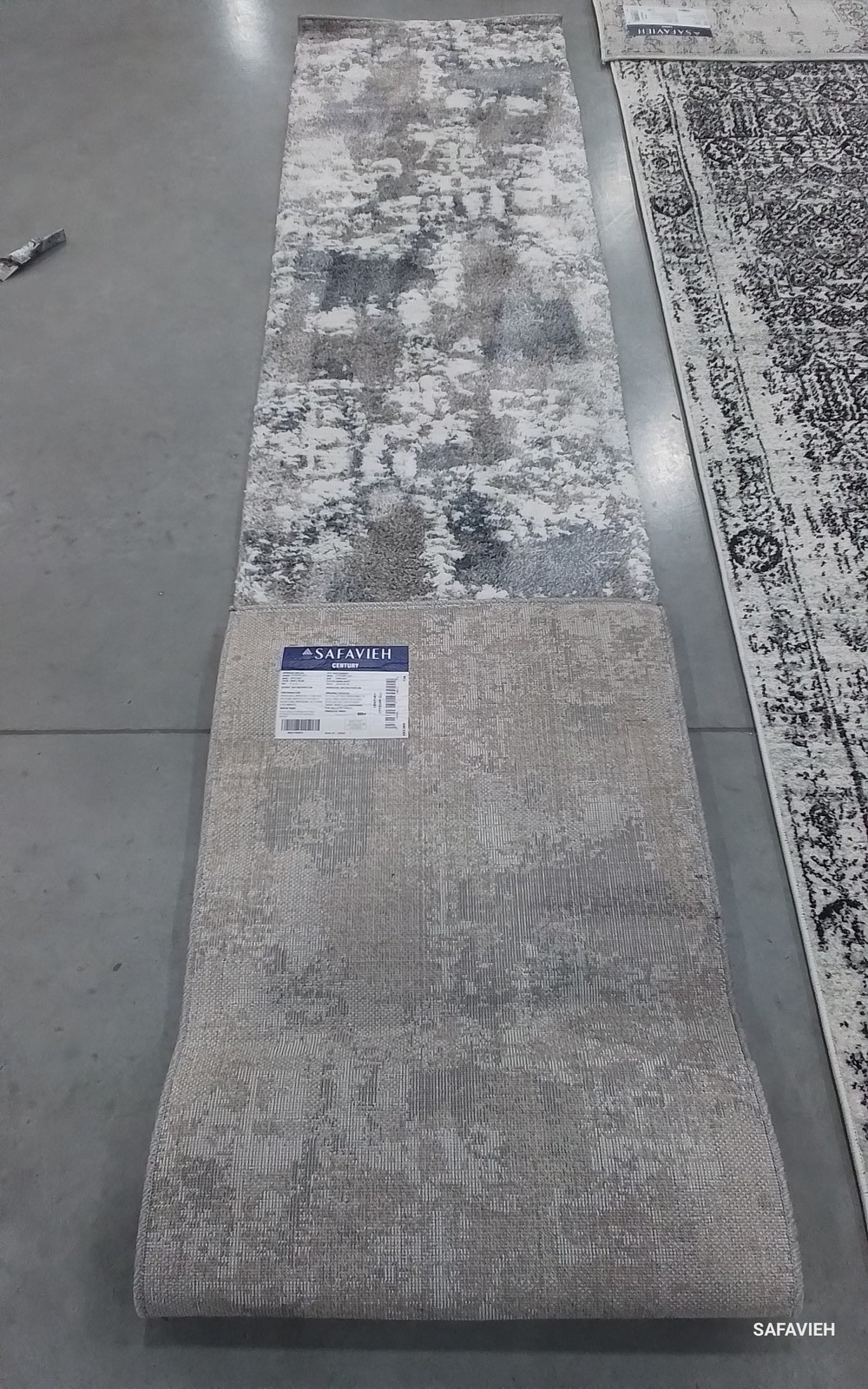 GREY / BLUE 2′-0″ x 11′-0″ Flaw in Rug, Reduced Price 1172801926 CTY339F-211