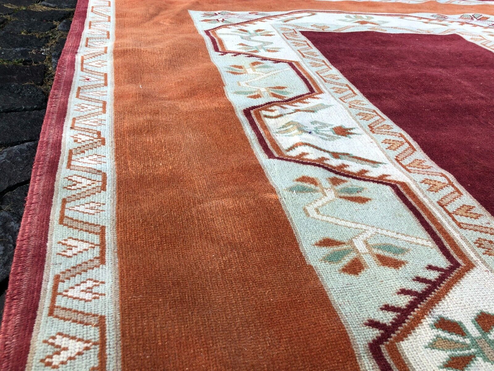 Handmade rug,Turkish rug,Wool rug,Boho decor,Vintage area rug 5,0 x 5,9 ft