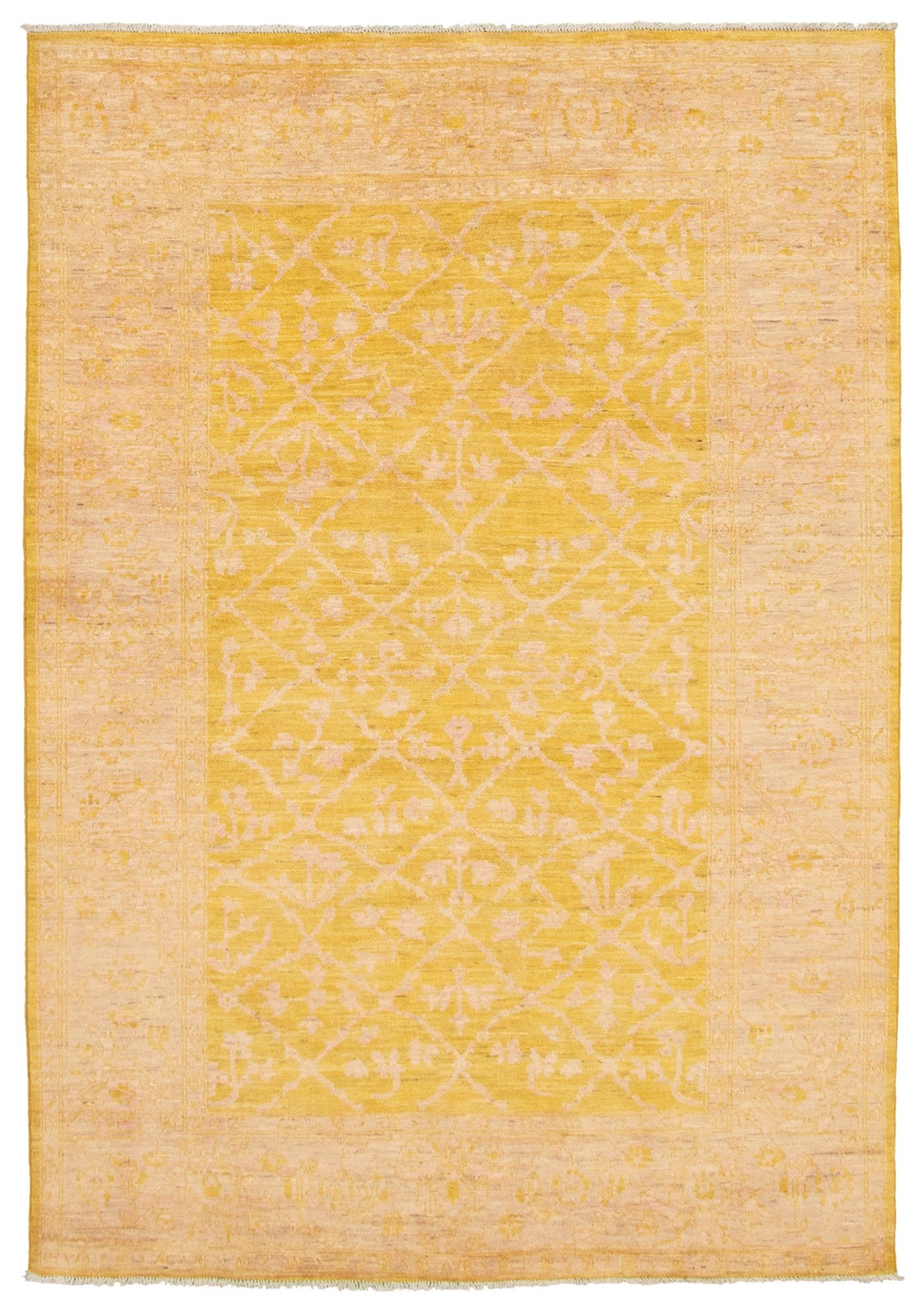 Traditional Hand-knotted Wool Oriental Carpet 6’3″ x 8’6″ Area Rug