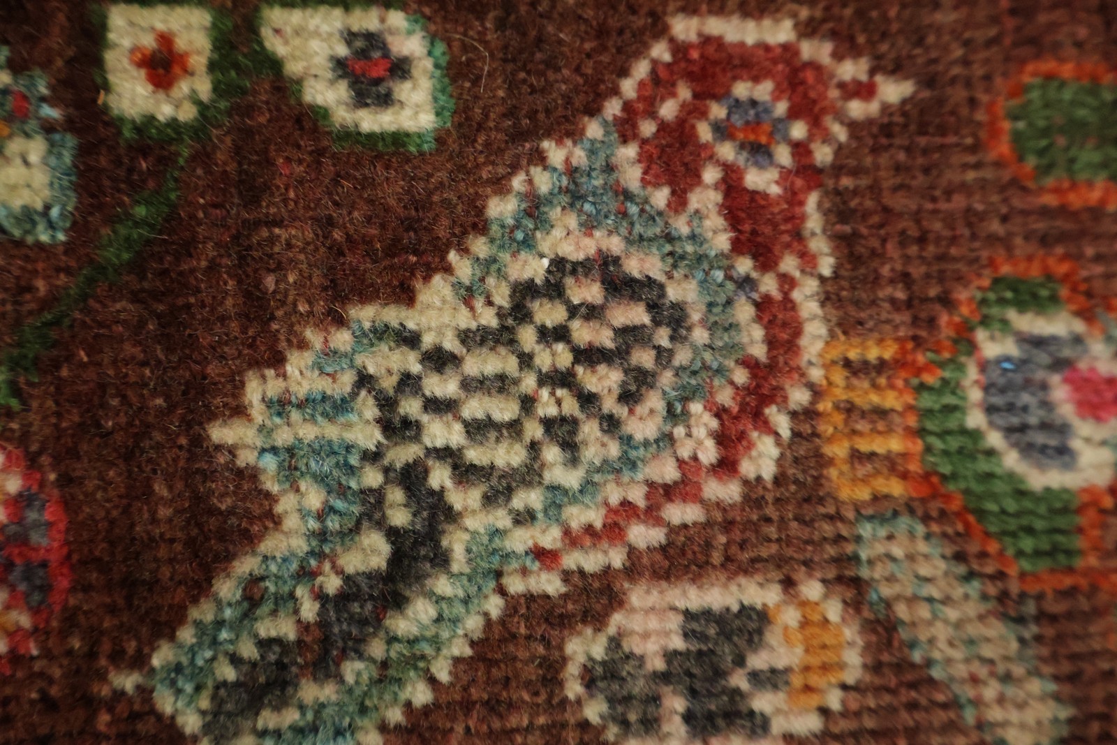 Vintage Traditional Tribal Area Rug 5×8 Wool Hand-knotted Geometric Nomad Carpet