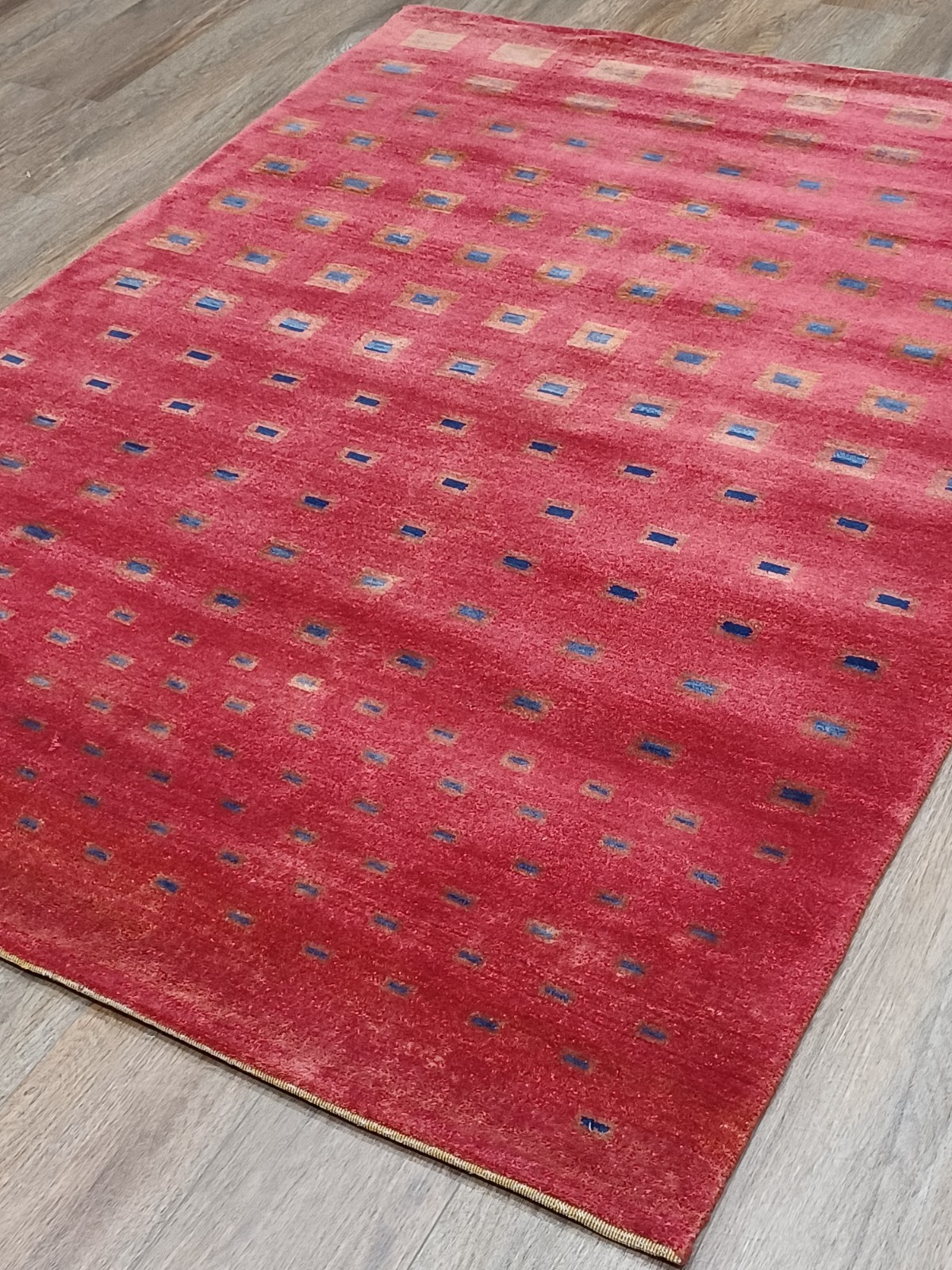 Turkish Bohemian Rug, Oushak Rug, Turkish Gabeh Contemporary Rug, 4.6×6.4 Ft