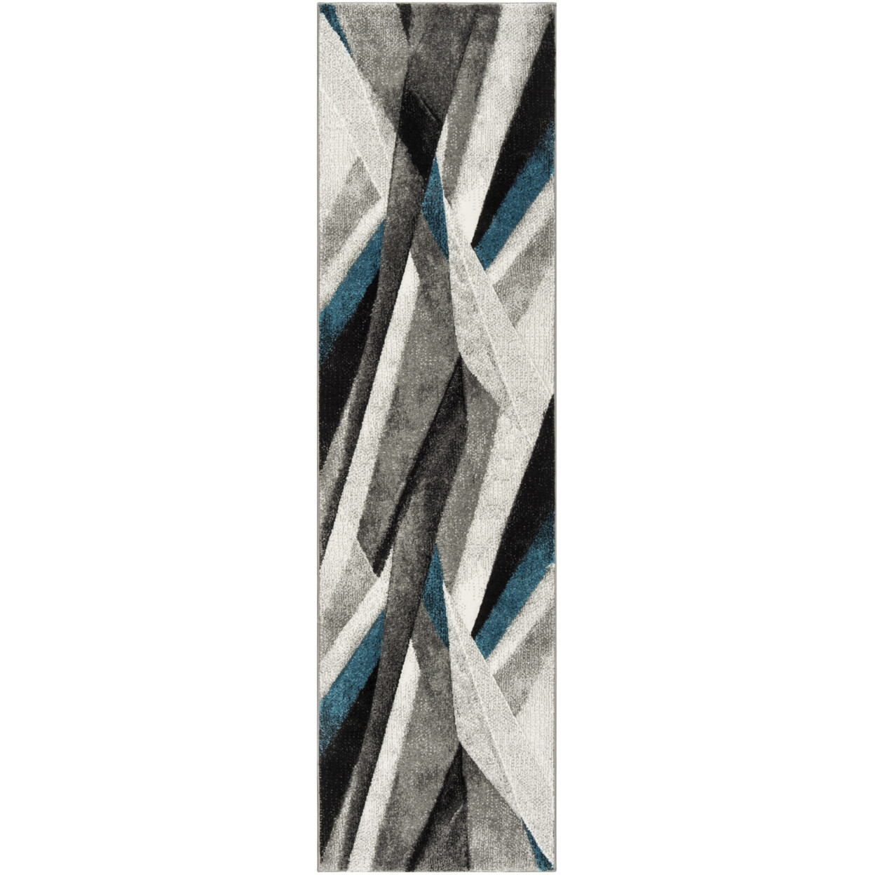 SAFAVIEH Hollywood Collection HLW710D Grey / Teal Rug