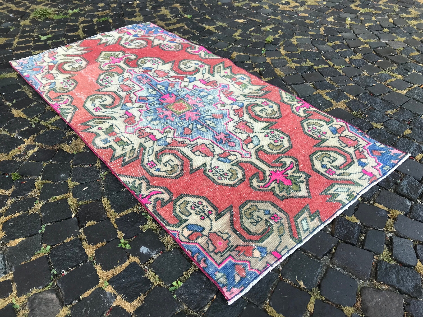 Handmade Rug Turkish Area Rug Vintage Rug Oushak Rug Antique Rug Bohemian Rug
