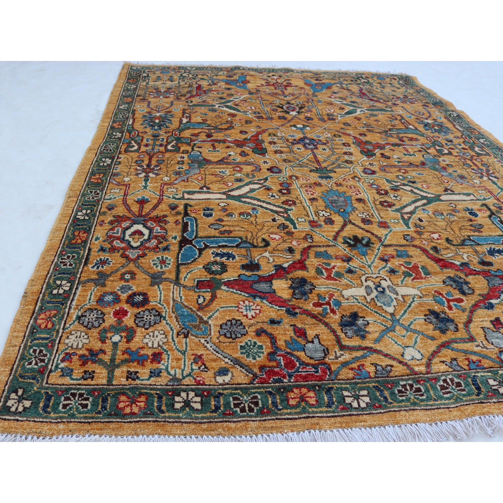 4’10 x 6’7 Ft Afghan Top Quality Switzerland Wool Rug ,Hand-knotted Wool Rug ,
