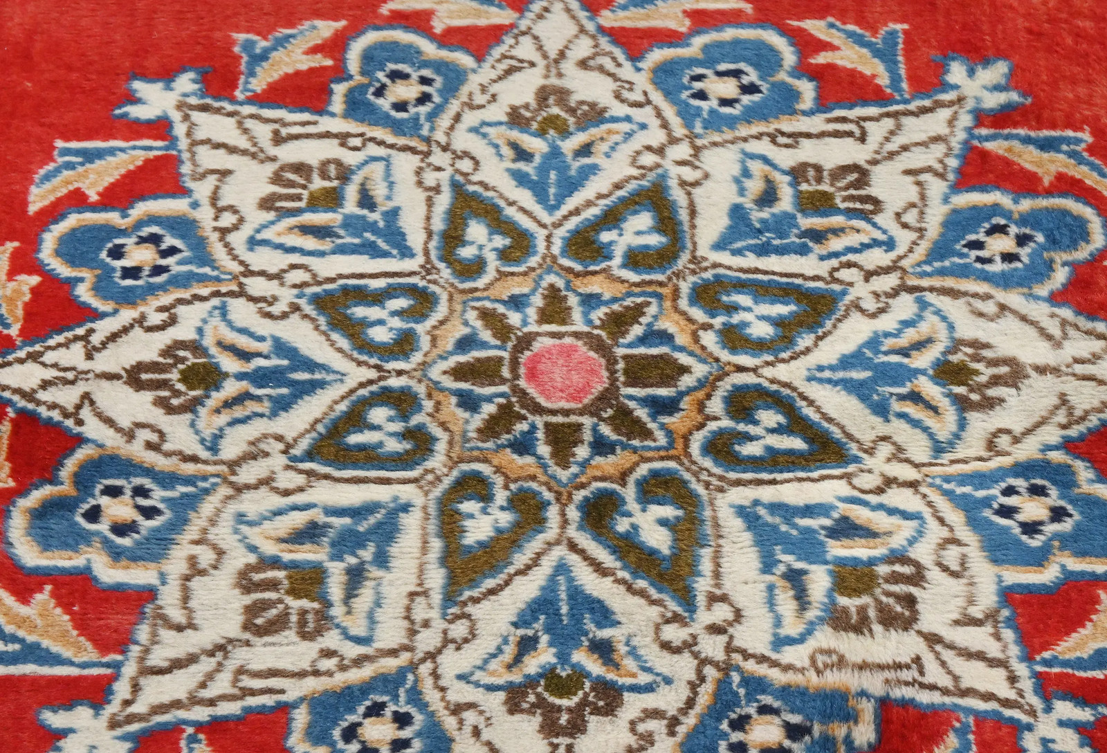 Handmade Oriental Rug Floral Farmhouse Carpet Bedroom Bathroom Décor 3X5 ft