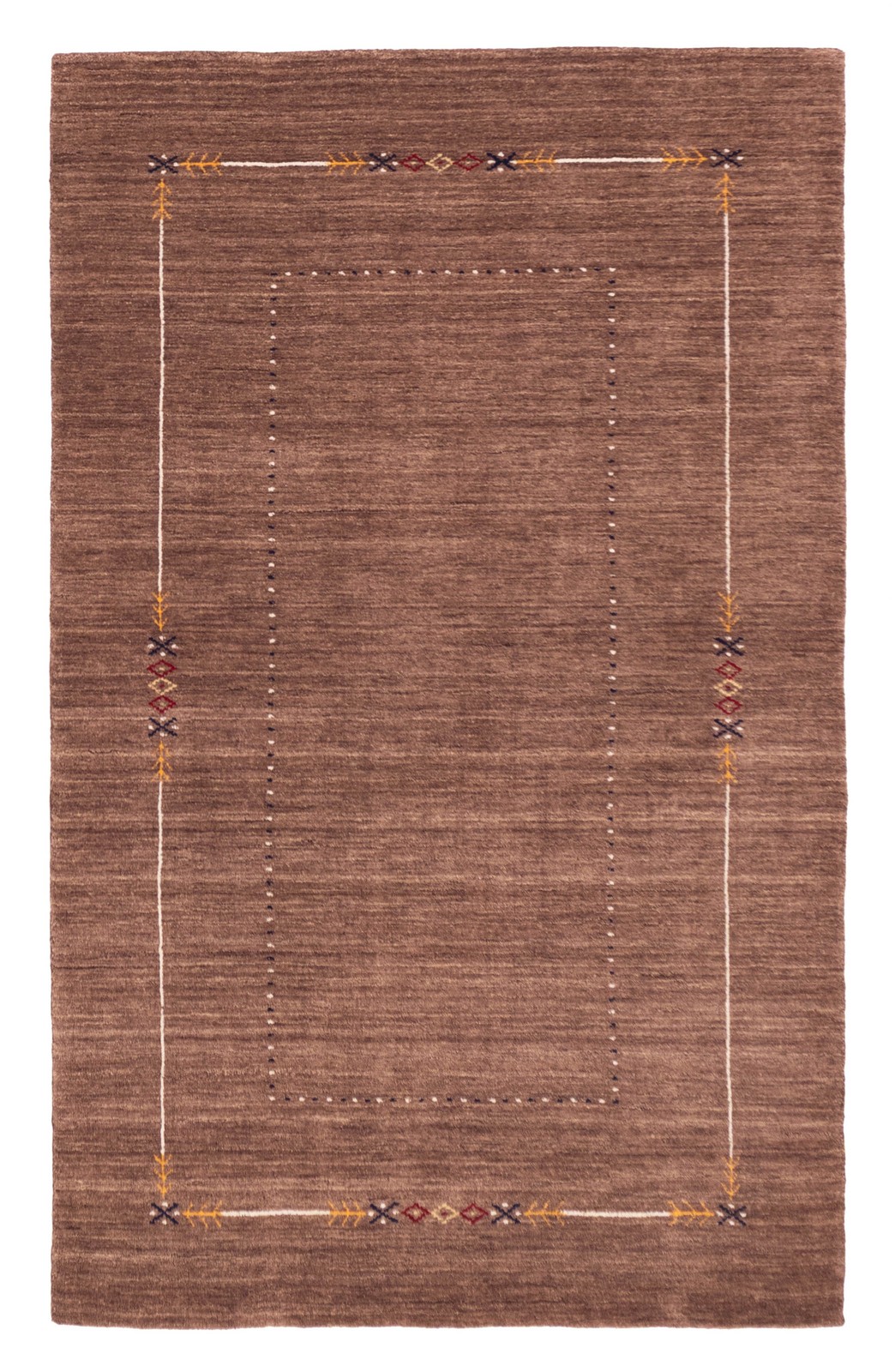 Hand loomed Area Rug 4’10” x 7’10” Traditional Wool Oriental Carpet