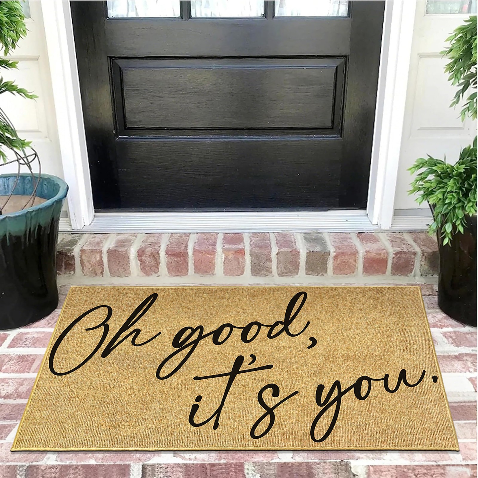 Oh Good It’s You Welcome Doormat Outdoor Home Entrance Doormat Non Slip Door …