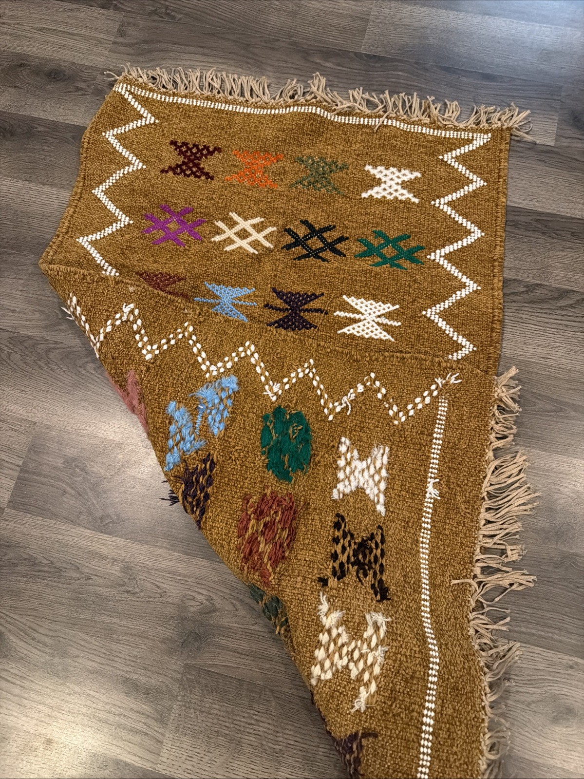 Handwoven Moroccan Tribal Rug